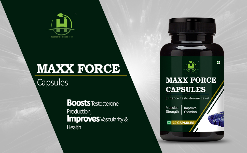 Healthy Nutrition Maxx Force Capsules 30 Capsules For Increase Strength, Vigor And Enhance Stamina Men’s Supplement