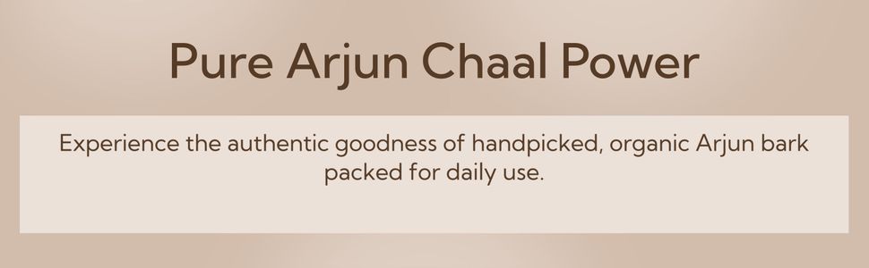 Arjun Ki Chaal 200g | Pure Arjuna Bark (Terminalia Arjuna) | Organic Arjun Chal for Herbal Tea, Kadha & Ayurvedic Use | Raw Arjun Chhal, No Additives