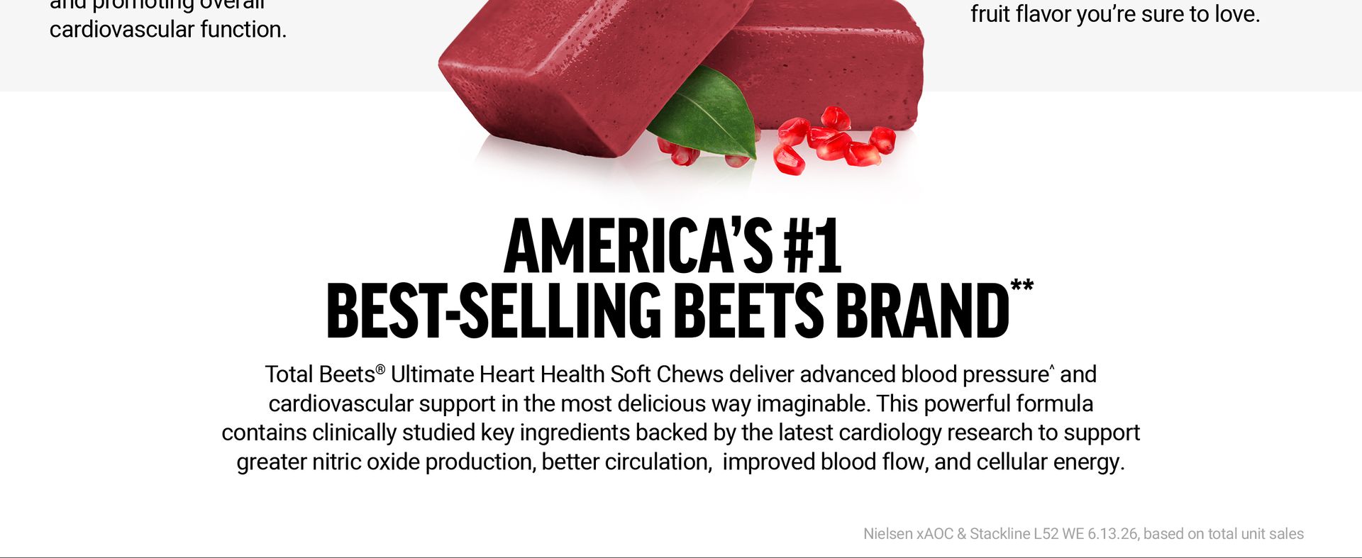 Force Factor Total Beets Ultimate Heart Health for Blood Pressure Support