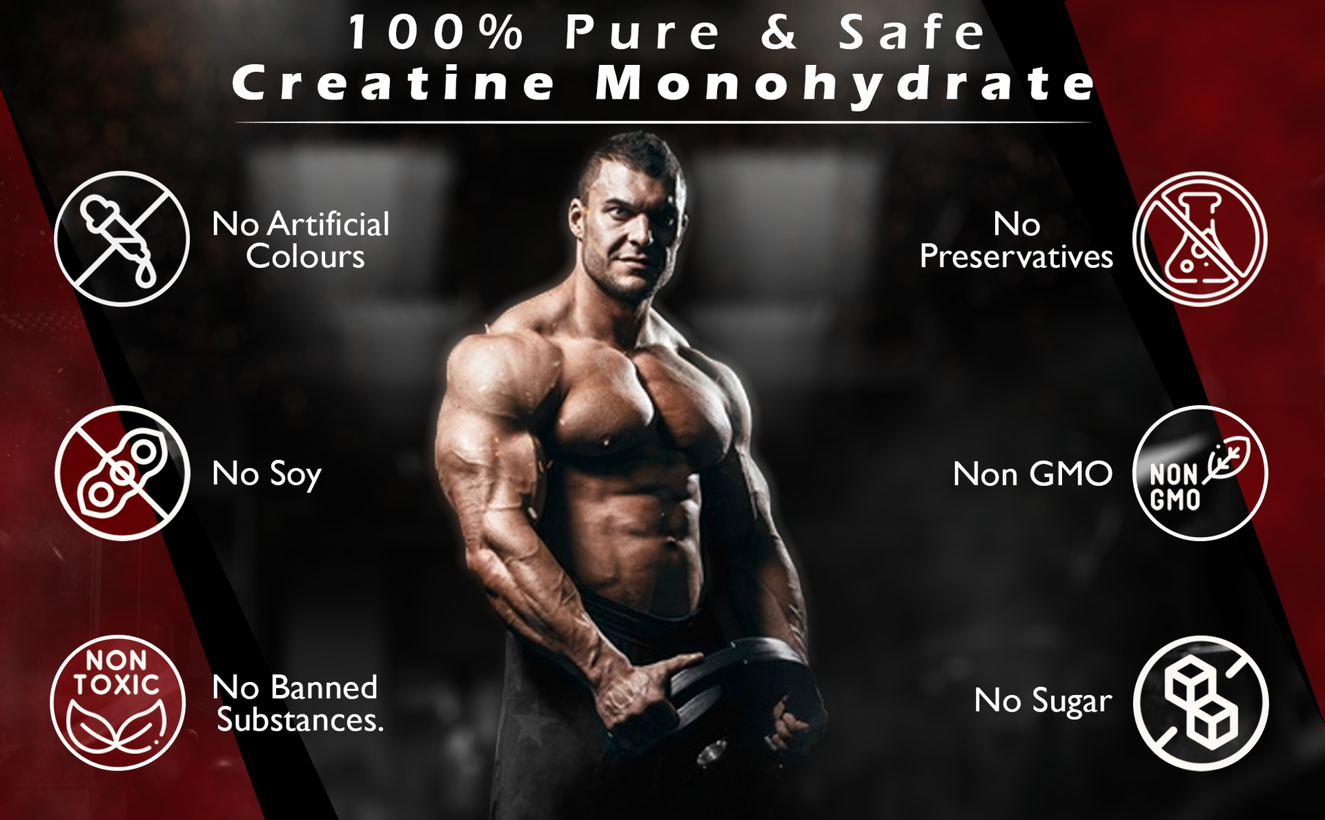 NAKPRO NUTRITION Micronised Creatine Monohydrate | 100g (33 Servings) | Unflavoured | Trustified Certified | Rapid Absorption Pre/Post Workout
