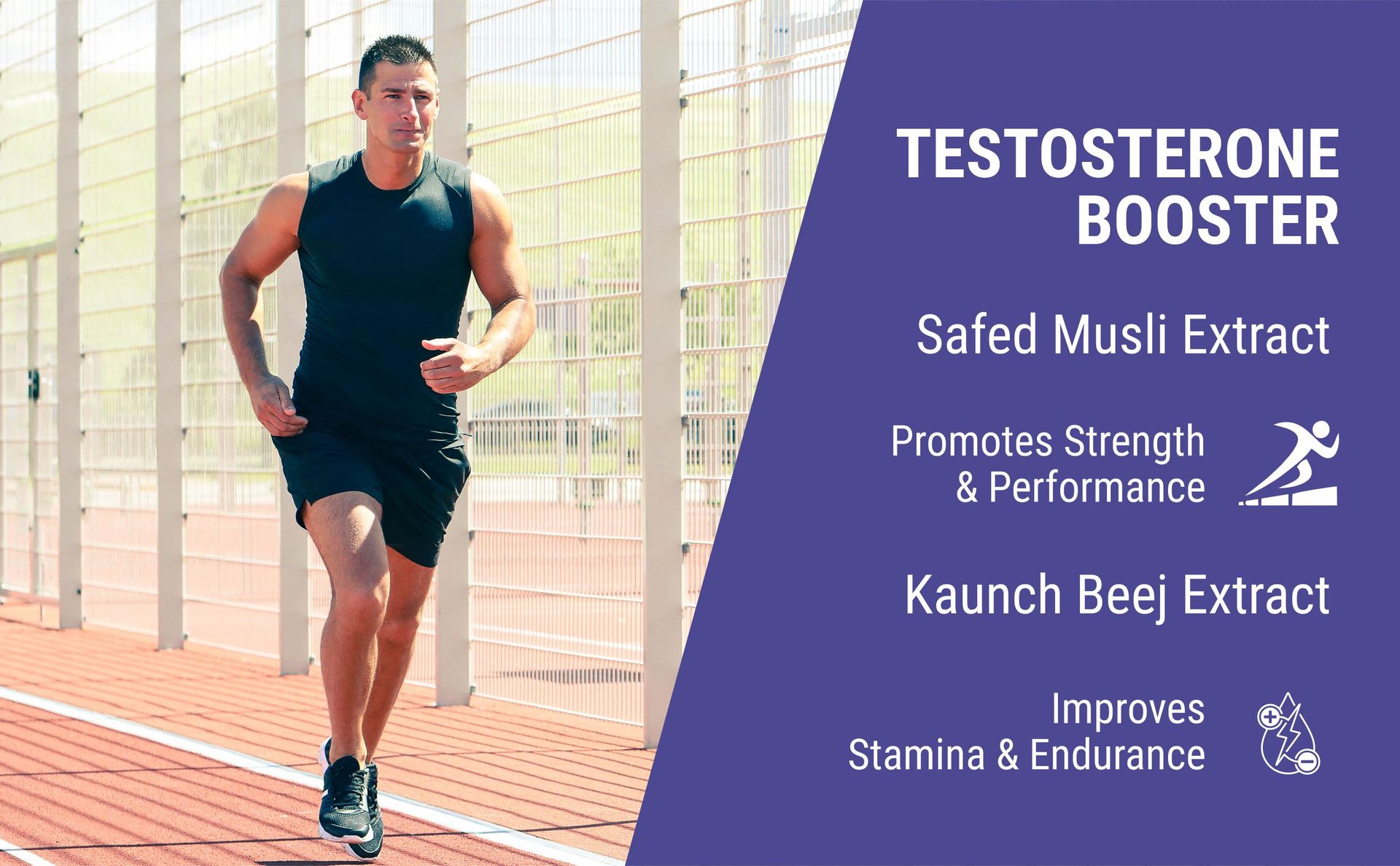 Bliss Welness Testosterone Supplement | Shilajit Ashwagandha Kaunch Beej Safed Musli Akarkhara Extract | Energy Performance Ayurvedic Health Supplement - 60 Vegetarian Tablets