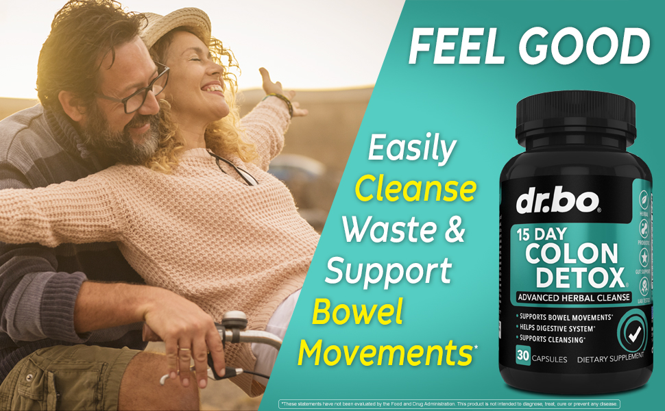Colon Cleanser Detox for Weight Flush - 15 Day Intestinal Cleanse Pills & Probiotic - Fast Natural Laxative for Constipation Relief - Bowel Movement Supplements for Stomach Bloating, Gut Loss Support