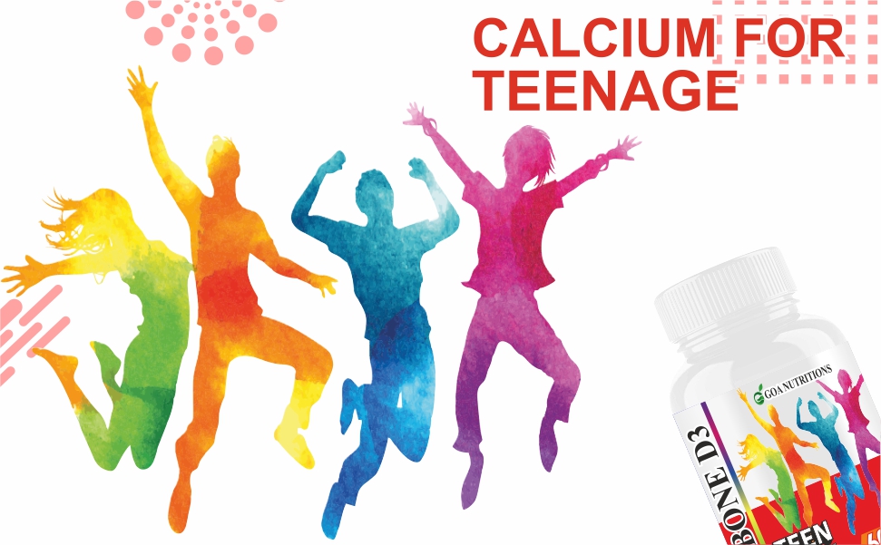 calcium and vitamin-d3 tablets for kids - magnesium & zinc supplements multivitamin for kid strong bones, immunity, height-120 chewable bone vitamins tablets 10-16 years