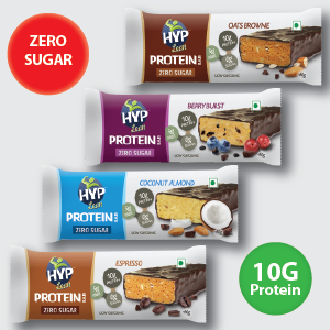 HYP- Protein Choco Pie, Brownie Crunch (6x50 g) | 10 g Protein per Pie | High Protein, High Fiber | Protein Pies Sweetened with Dates | Coated with Dark Chocolate | High Protein Snacks