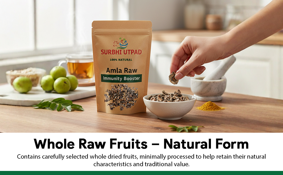 Triphala Raw 123 Ratio 420g | Whole Amla 210g, Bibhitaki 140g & Haritaki 70g | 100% Pure & Natural | No Artificial Fragrance or Additives