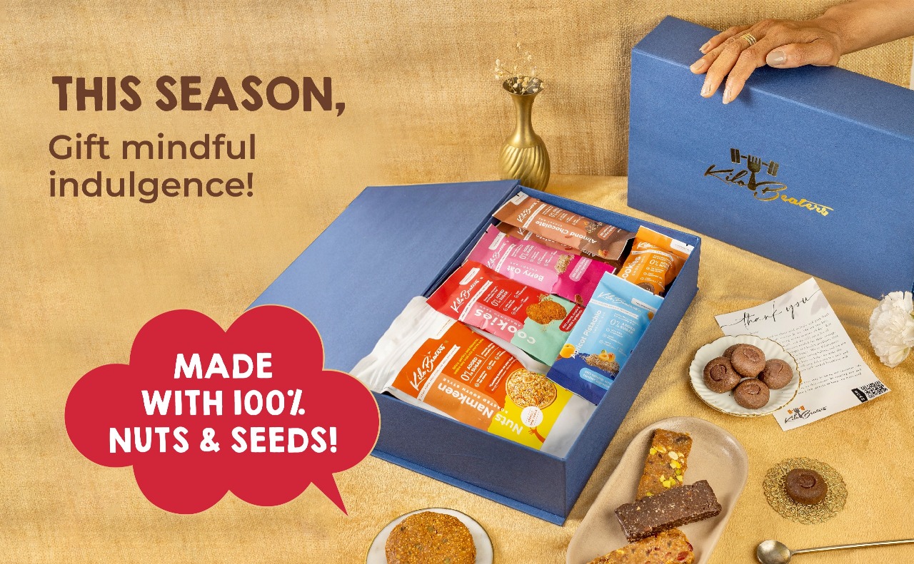 Kilobeaters Snack Box 16 Keto-Friendly Snacks | High Protein Bars, Cookies & Nuts | Berry Fix, Apricot Fix, Almond Chocolate, Amaranth & Chocolate Cookies, Date Toffee, Nuts Namkeen, Ditch The Candy
