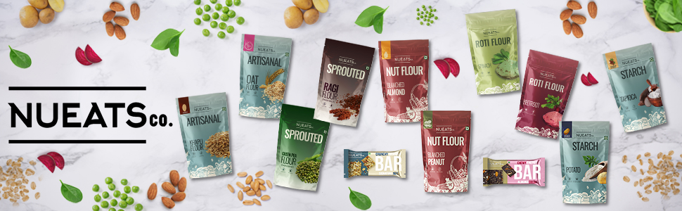 NUEATS co. Crunchy Granola Bar Orange Cocoa Nut Nutritious Oats & Almond Snack Bar Delicious Cocoa Energy Snack for Daily Nutrition Pack of 3