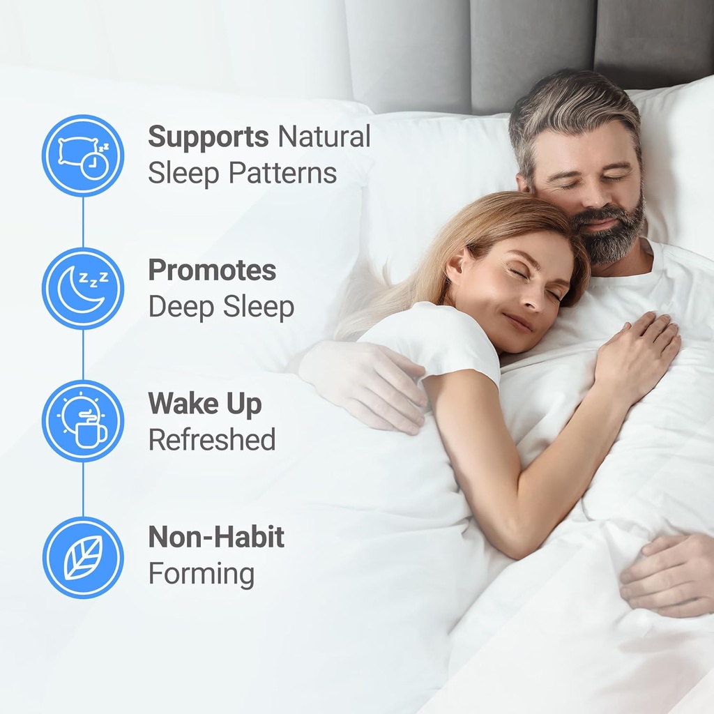 Nested Naturals Luna Melatonin-Free Sleep Aid & Magnesium Glycinate Chelate for Improved Sleep, Relaxation, & Recovery (180 Capsules) 3