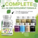 Clean Nutraceuticals Oregano Oil Garlic Extract Olive Leaf Black Seed Oil - Immune Support & Digestive Health Supplement for Women and Men with Vitamin D3 & Zinc - 3Pack 3