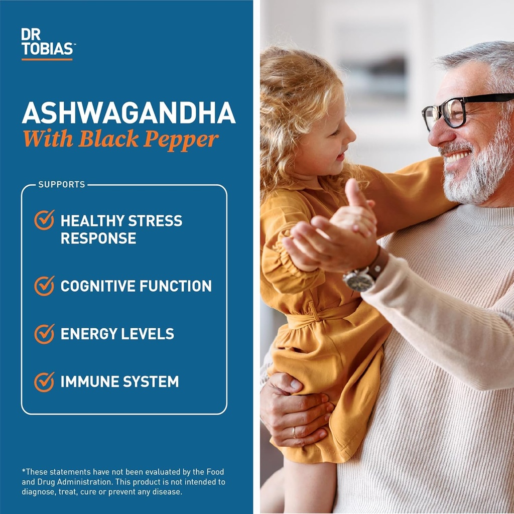 Dr. Tobias Deep Immune Probiotics & Prebiotics and Ashwagandha Capsules, Supports Digestion, Energy & Immune Health, Non-GMO 6