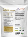 Vitamatic Certified USDA Organic Licorice Root Powder – 1 lb (16 oz) Also Known as Malethi or Mulethi | Pure Glycyrrhiza Glabra | Supports Respiratory, Digestive, & Immune Health 3