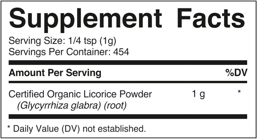 Vitamatic Certified USDA Organic Licorice Root Powder – 1 lb (16 oz) Also Known as Malethi or Mulethi | Pure Glycyrrhiza Glabra | Supports Respiratory, Digestive, & Immune Health 4