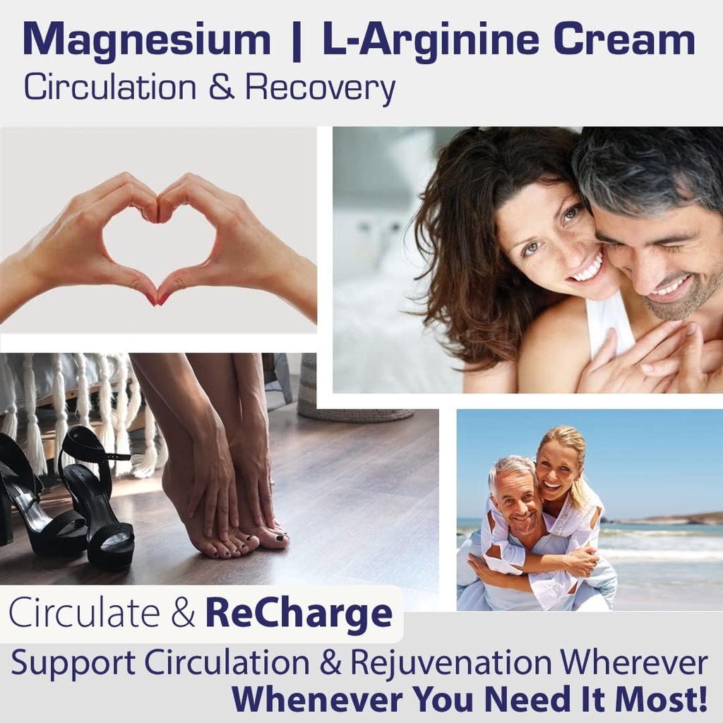 Nutrasal Magnesium L-Arginine Cream - 8oz 6