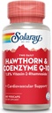 SOLARAY Guaranteed Potency Hawthorn & CoQ10, Veg Cap (Btl-Plastic) 600mg | 60ct 2