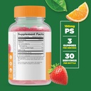 Lifeable Phosphatidylserine (PS) + Probiotic 2 Billion CFU, Gummies Bundle - Great Tasting, Vitamin Supplement, Gluten Free, GMO Free, Chewable Gummy 4