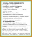 Kanchnar Forte Capsules 500 mg. 60 Veg. Capsule | Kanchnar (Bauhinia Variegata) Extract Capsules for Men and Women | Ayurvedic Herbal Supplement/Remedies | 10:1 Forte (1 Bottle of 60 Capsules) 5