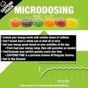 Punch'd Energy, All Natural Caffeine Gummies, 10 Gummies = 100mg of Caffeine per Pack (Box of 10) Clean Label, Green Coffee Energy Chews, Ultra Low Glycemic, Low Calorie, Vitamin C 6