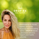 DropRx Sleep by Dr. Nicole Saphier – Melatonin Drops with Passion Flower, Ashwagandha & Magnolia Bark Extract – Organic, Non-GMO, Vegan, Gluten-Free, Kosher – Made in USA (2 Fl Oz) 3