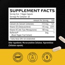 Vitamin D3 K2 5000 IU (60ct) & Magnesium Citrate 500 MG (60ct) | Immune System, Strong Bones, Calm, Relaxation, Digestion & Muscle Support | Non-GMO 4