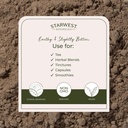 Starwest Botanicals Kava Kava Root Powder - Dried Herb for Tea & Beverages, Promotes Calm, Natural Piper Methysticum, Wildcrafted, Finely Ground, Certified Kosher - 4 oz Pouch 4