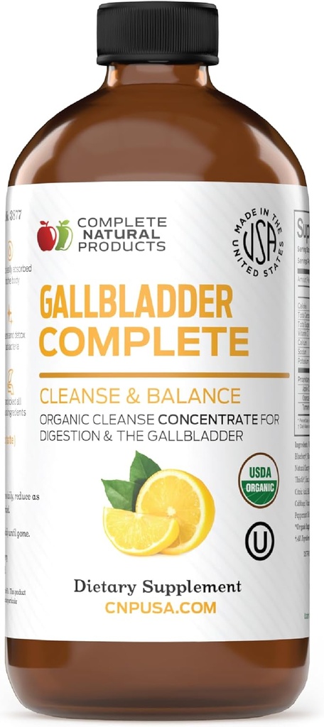 Raw Sea Kelp Powder 100 Capsules & Gallbladder Complete 8oz Bundle 4