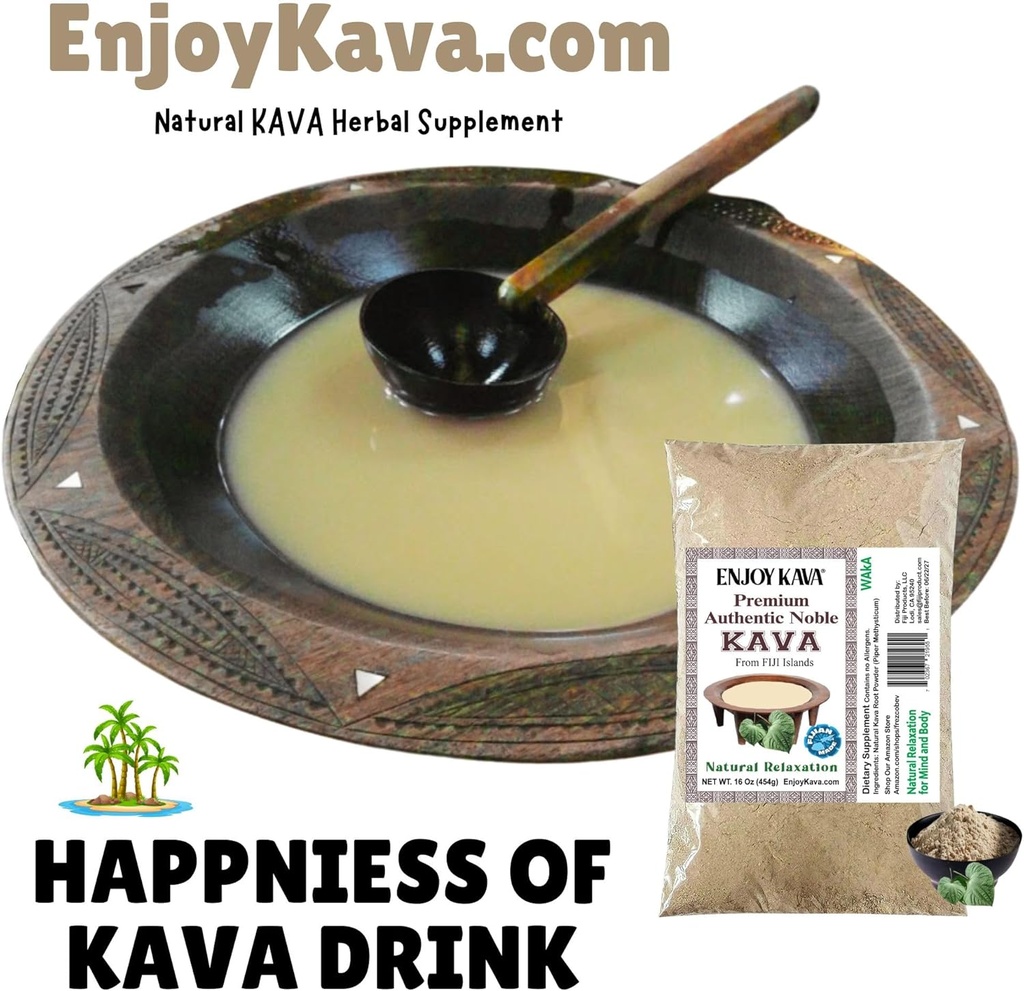 FIJI'S #1 AAA Grade Waka Kava Root Powder - 1 LB | 100% Noble Kava Powder | Made from Pure Fijian Kava Kava Roots | Fiji'sKava.com 6