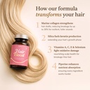18-in-1 Hair Growth Supplement | Collagen, Hyaluronic Acid, Nettle, Silica, Biotin, Grape Seed Extract, Bamboo | Stronger, Thicker, Longer Hair – Supports Hair Volume, Shine, Scalp & Nail Health 5