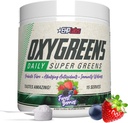 EHP Labs OxyGreens Super Greens Powder - Spirulina & Chlorella Superfood, Green Juice Powder & Greens Supplements with Prebiotic Fibre, Antioxidants & Immunity Support, 30 Serves (Guava Paradise) 2