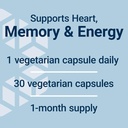 Life Extension L-Carnitine – 500 mg, Energy Supplement, Memory Supplement – Free Form Amino Acid, Nitric Oxide Support – Gluten-Free, Non-GMO, Vegetarian – Two Pack - 2 x 30 Capsules 5