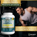 Super Alpha Saw Palmetto Prostate Advanced - Prostate Health Supplement for Men - Supports Urinary Tract Health, Reduces Urgency, and Improves Bladder Emptying (60, Men) 6