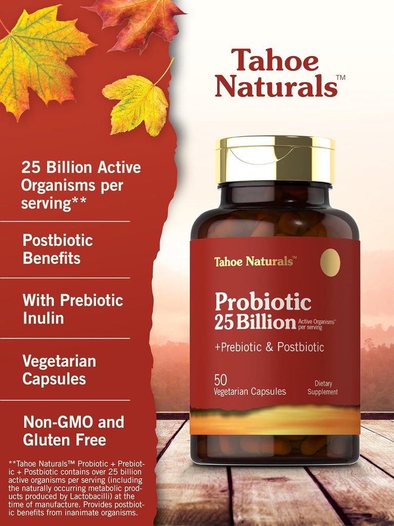 Carlyle Prebiotic, Probiotic & Postbiotic | 25 Billion CFU | 50 Powder Pills | Men and Women's Digestive Health | Vegetarian and Non-GMO Supplement 5