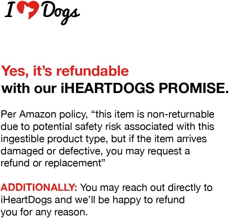 iHeartDogs Advanced Milk Thistle Liver Supplement for Dogs - Dog Liver Support with Milk Thistle, Turmeric Curcumin, Cranberry & Dandelion Root Extract 6