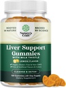 Natures Craft Cleansing Herbal Liver Detox Gummies Liver Support Milk Thistle Gummies with Artichoke Extract Turmeric Curcumin and L-Carnitine - Vegan and Non-GMO - Sweet Lemon (60 Servings) 2