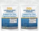 DGL Licorice Supplement: Supports Digestive Health, Gut Lining Support, DGL Powder for Wellness, Licorice Root Extract Powder, 140 Servings (2-Pack) 2