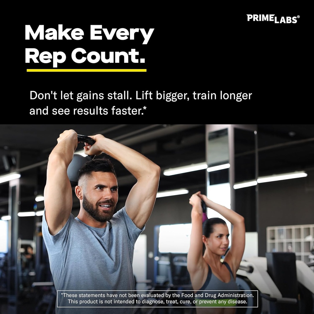 Prime Labs Prime Test (2-Pack) + Creatine Capsules (120 ct) 6