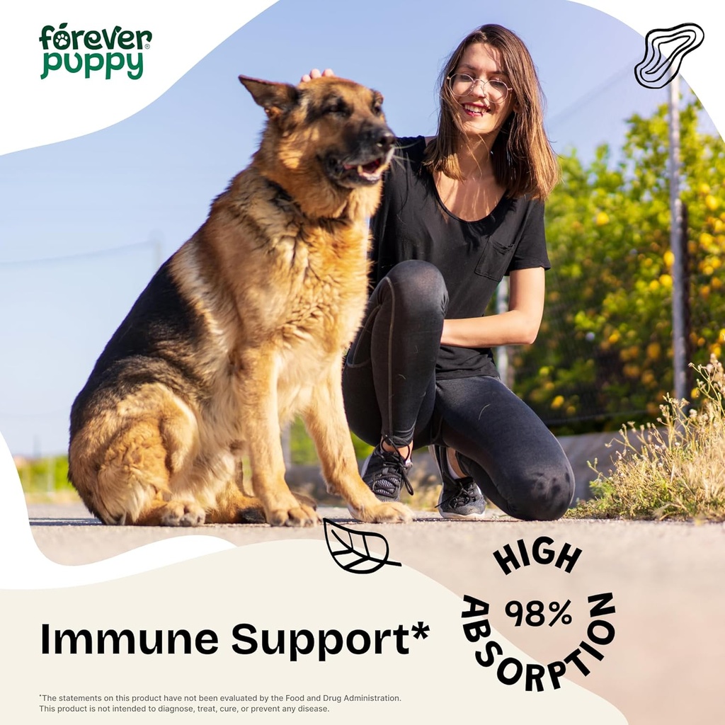 Forever Puppy Astragalus Root Drops for Dogs - Astragalus Membranaceus Tincture for Dogs' Immune Defense - Herbal Pet Liquid Supplements for Immunity Support & Joyful Pet Care - 2 oz 3