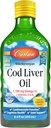 Carlson - Cod Liver Oil, 1100 mg Omega-3s, Liquid Fish Oil Supplement, Wild-Caught Norwegian Arctic, Sustainably Sourced Nordic Liquid, Lemon, 250 ml 2