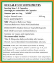 Hadjod Forte Capsules 500 mg. 60 Veg. Capsule | Hadjod (Cissus Quadrangularis) Extract Capsules for Men and Women | Ayurvedic Herbal Supplement/Remedies | 10:1 Forte (1 Bottle of 60 Capsules) 5