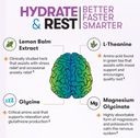 Relax+ Hibiscus Lemonade Calming electrolyte supplement: Hydration & Mood Support for Relaxation, Stress relief, Adrenal & Cortisol support – Glycine, L-Theanine, Lemon balm – USA made 3