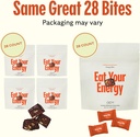 GEM Energy Caffeinated Bite, 40mg Caffeine, Ginseng Root, L-Theanine, Holistic Sustained Energy, Supports Metabolism, Stamina & Endurance | Chocolate Cacao Sea Salt | 28 Servings 3