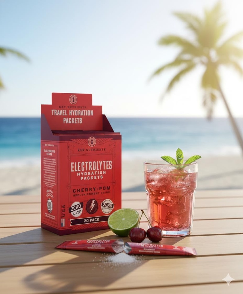 KEY NUTRIENTS Electrolytes Cherry Pom 20's 3
