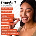 sibu Sea Buckthorn Omega-7 Softgels (60-Day Refill Sachet) – Supplement for Healthy Skin, Hair, Nails and Dryness 4