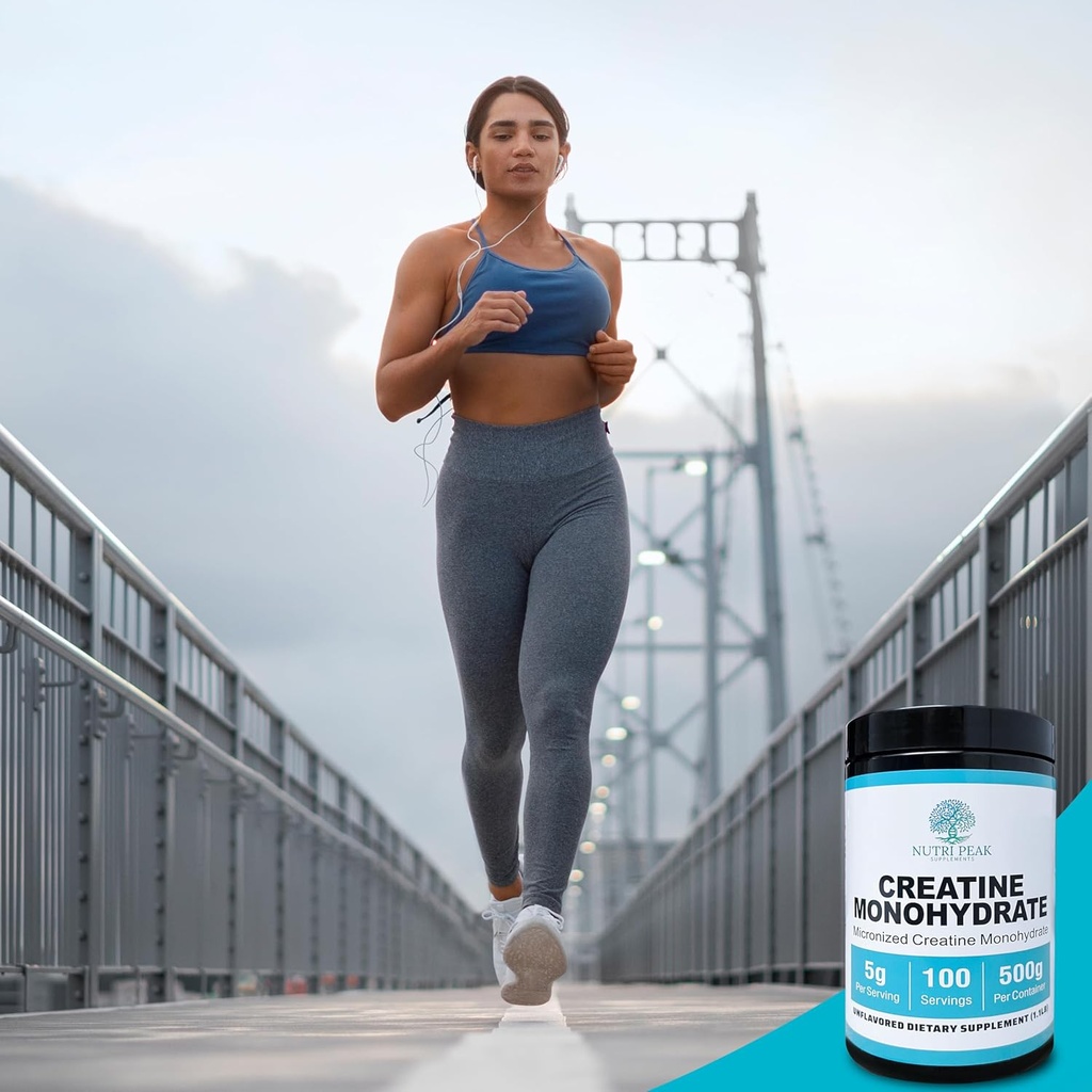 Creatine Monohydrate Micronized Powder Unflavored 500G, 5000mg Per Serv (5g), 100 Servings 4