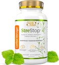 SIGNIFY NATURE StreStop – cortisol Manager – Adrenal Fatigue Supplements – cortisol Health – Adrenal Cortex – Lemon Balm – Adrenal Restore - Serotonin Booster 2