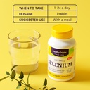Healthy Origins Selenium 200 mcg (Seleno Excell, Fermented, Non-GMO, Gluten Free, Bladder Support, Immune Function, Cellular Support), 180 Tablets 6