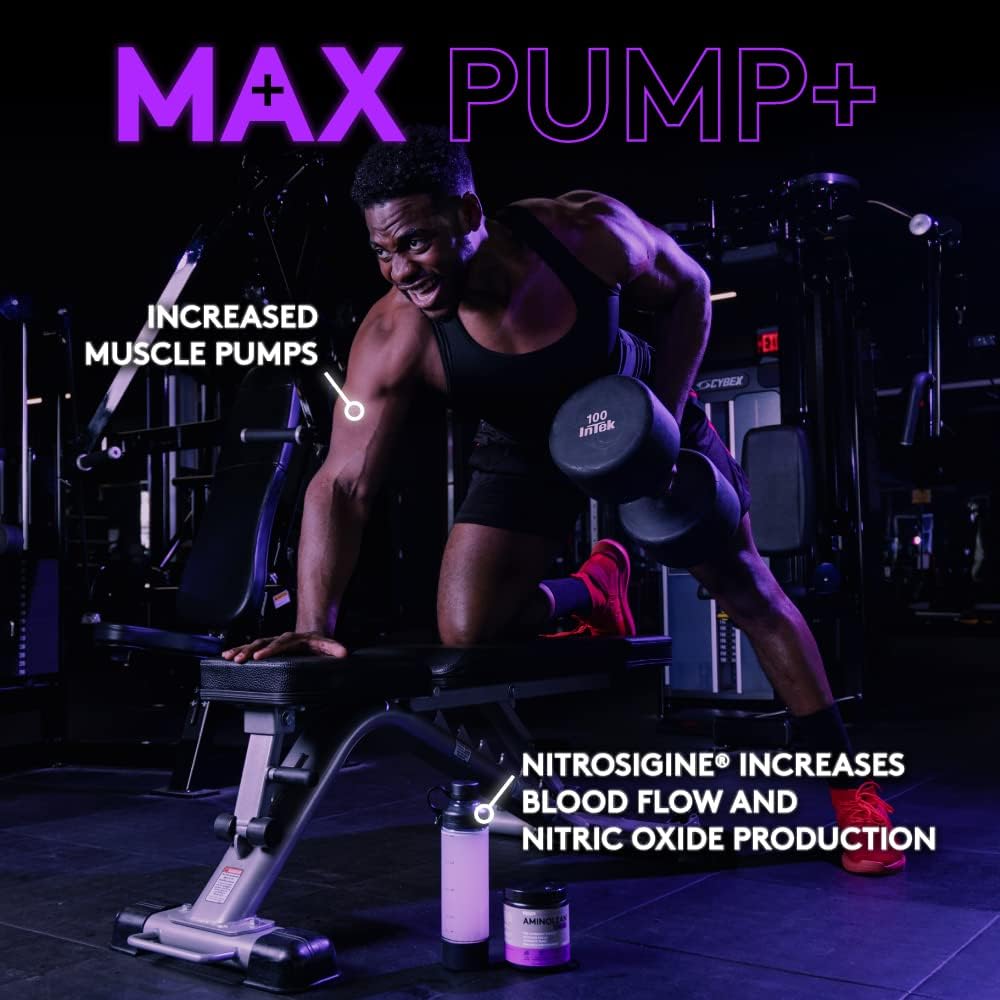 RSP NUTRITION AminoLean MAX Pre Workout - Intense Energy, Massive Pumps, Laser Focus with Natural Caffeine, Nitric Oxide, Beta Alanine, BCAAs, Nootropics, 25 Serv 6