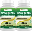 Best Naturals Ashwagandha Extract 500 Mg 120 Capsules (Pack of 2) 2
