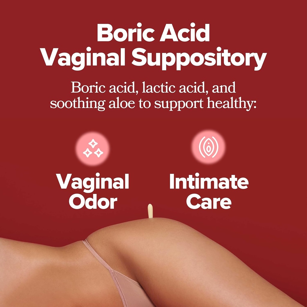 O Positiv URO Vaginal Probiotic and URO Boric Acid Vaginal Suppository Bundle 4