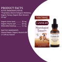 Amber NaturalZ Canine DT Herbal Supplement for Dogs | Canine Supplement for Muscle, Nose, Paw Pad, Nerve, and Neurological Support | 1 Fluid Ounce Glass Bottle 4