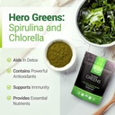 Super Greens Daily Greens Superfood Powder - Certified USDA Organic Green Powder w/20+ Whole Foods, Spirulina Powder, Wheat & Barley Grass - Probiotics, Fiber & Enzymes - Original Refill, 30 Servings 6